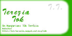 terezia tok business card